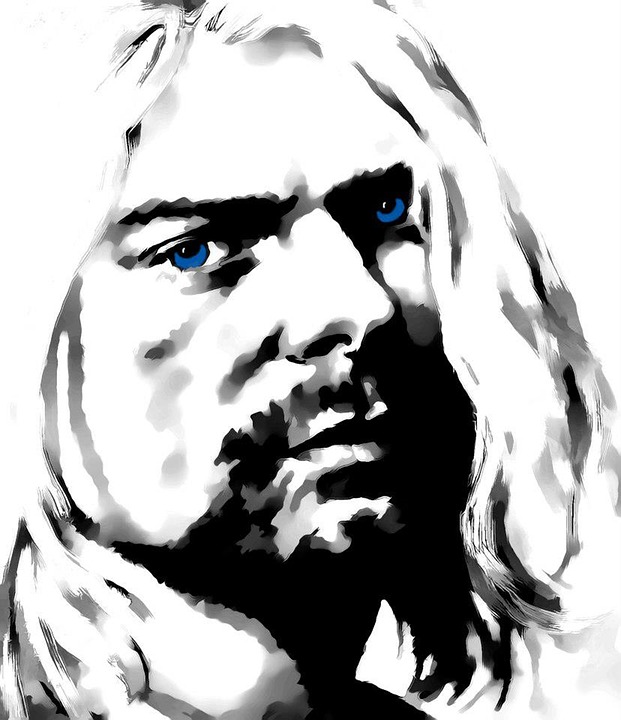Detail Gambar Kurt Cobain Hitam Putih Nomer 8