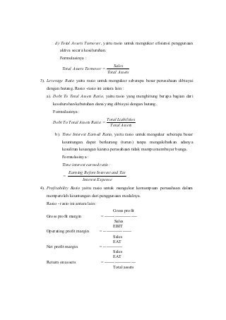 Detail Gambar Laboratorium Gambar Laporan Ratio Keuangan Nomer 14