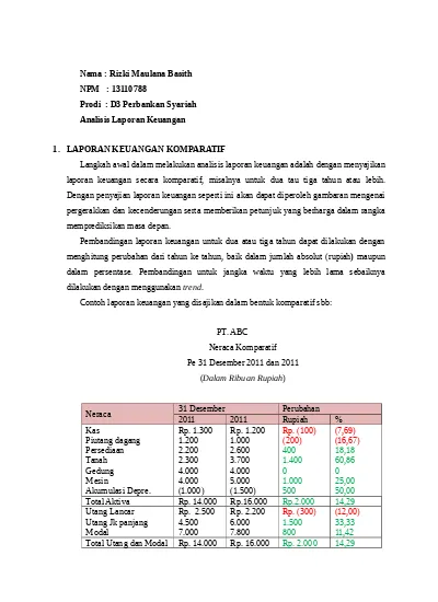 Detail Gambar Laboratorium Gambar Laporan Ratio Keuangan Nomer 41