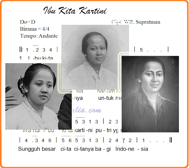 Detail Gambar Lagu Ibu Kita Kartini Nomer 16