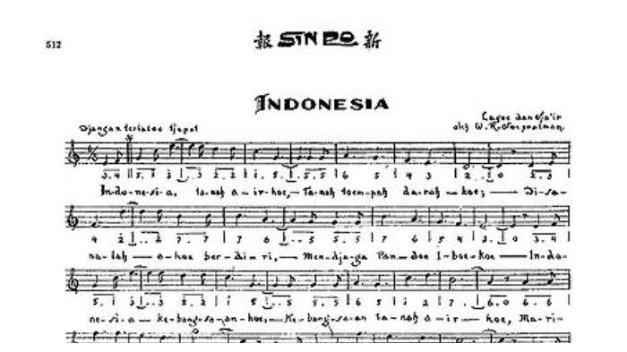 Detail Gambar Lagu Indonesia Raya Nomer 23