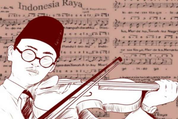 Detail Gambar Lagu Indonesia Raya 3 Stanza Nomer 43
