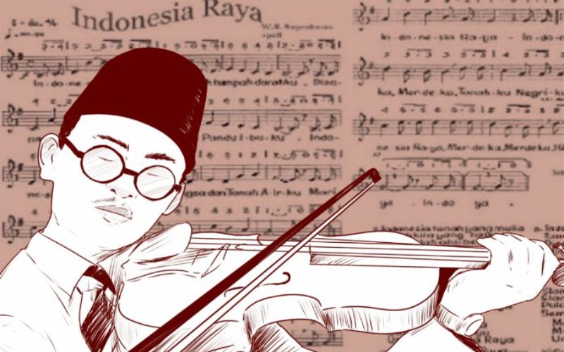 Detail Gambar Lagu Indonesia Raya 3 Stanza Nomer 48