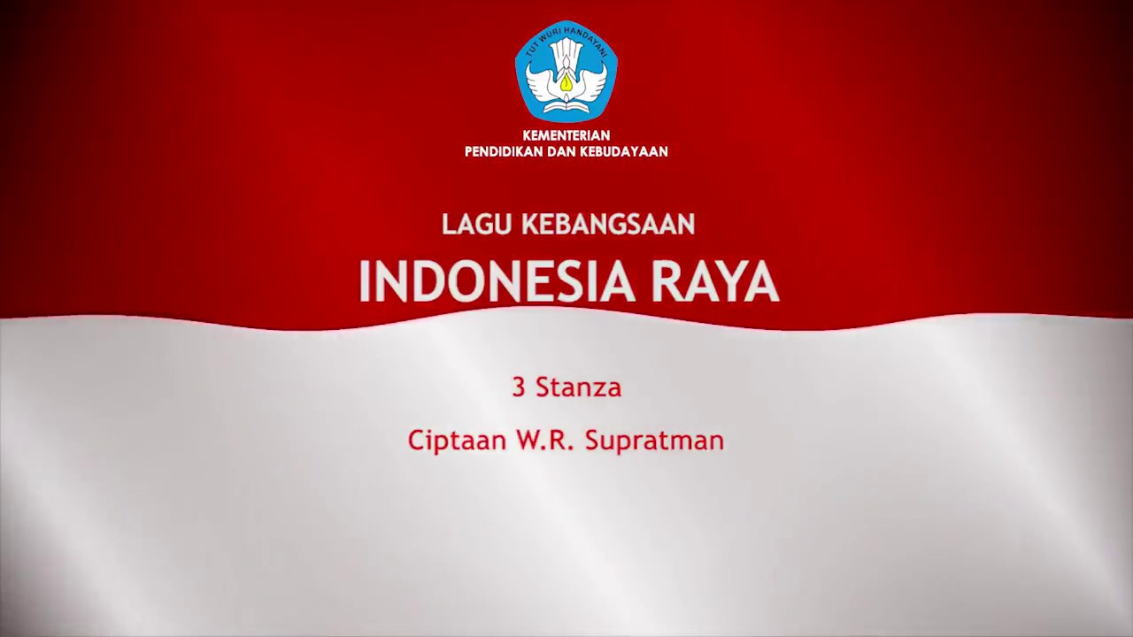 Detail Gambar Lagu Indonesia Raya 3 Stanza Nomer 9