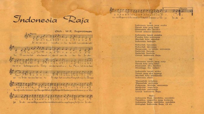 Detail Gambar Lagu Indonesia Raya Nomer 45