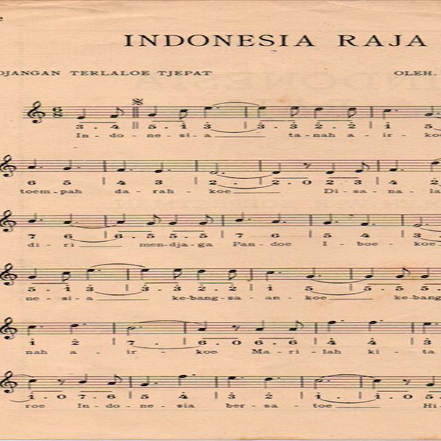 Detail Gambar Lagu Indonesia Raya Nomer 10