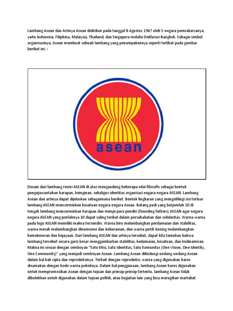Detail Gambar Lambang Organisasi Asean Nomer 43