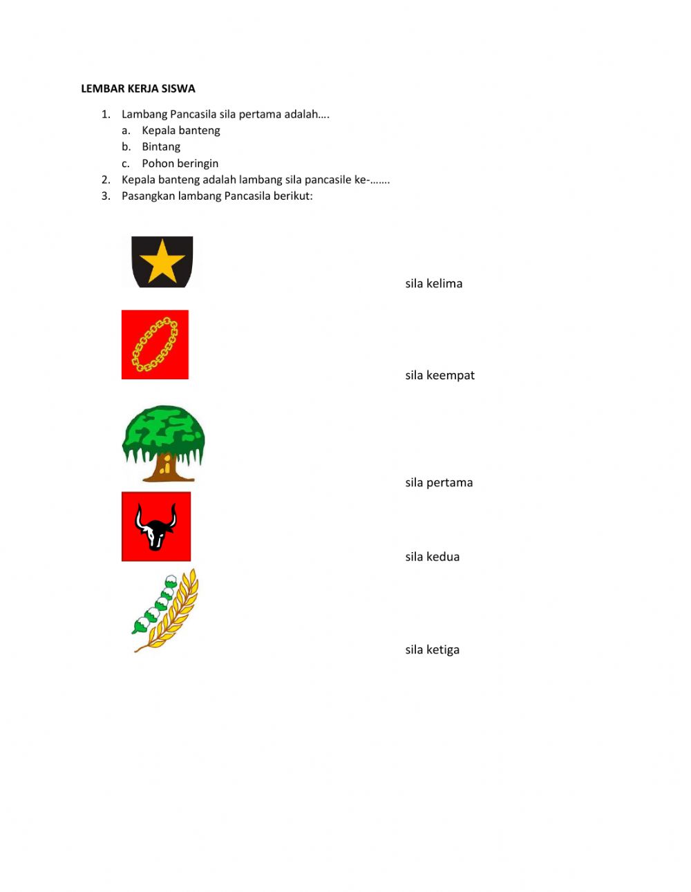 Detail Gambar Lambang Pancasila Sila Ke 1 Nomer 16