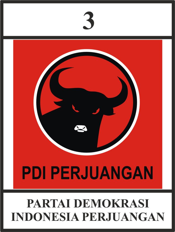 Detail Gambar Lambang Partai Pdip Nomer 19