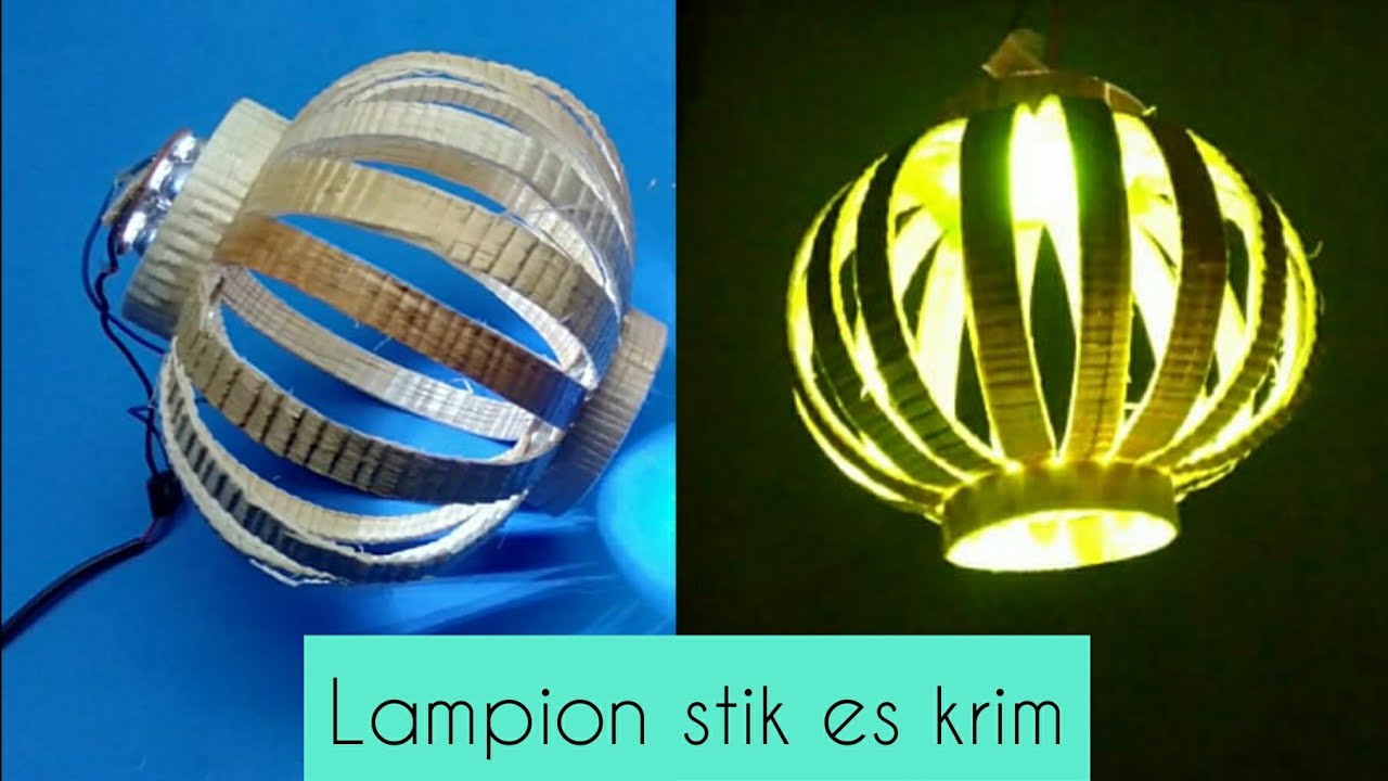 Detail Gambar Lampion Dari Stik Es Krim Nomer 20