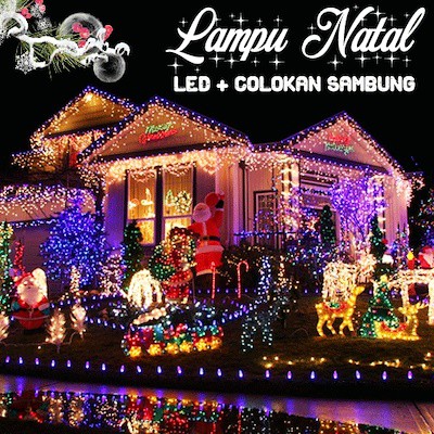 Detail Gambar Lampu Natal Nomer 28