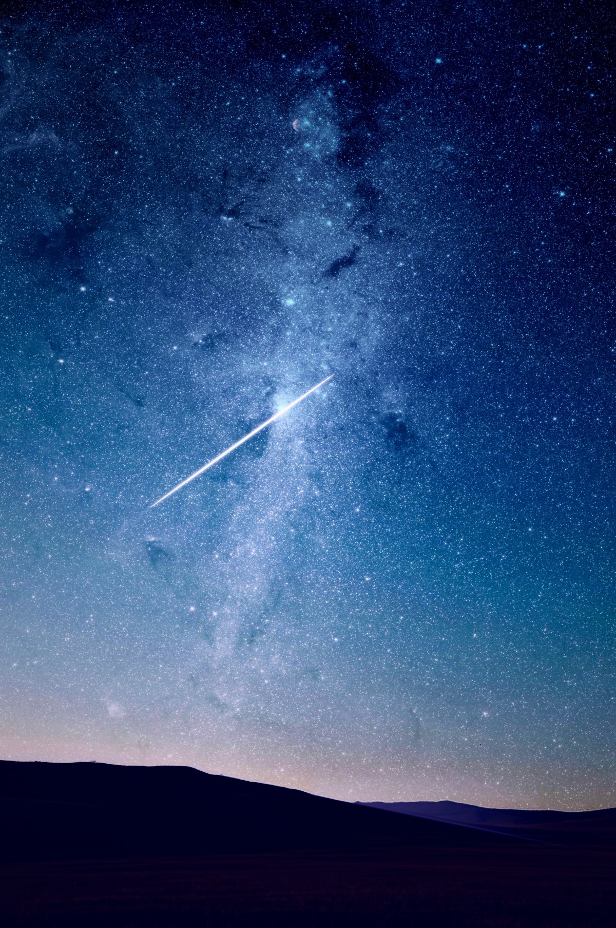 Detail Gambar Langit Malam Penuh Bintang Dan Bulan Nomer 31