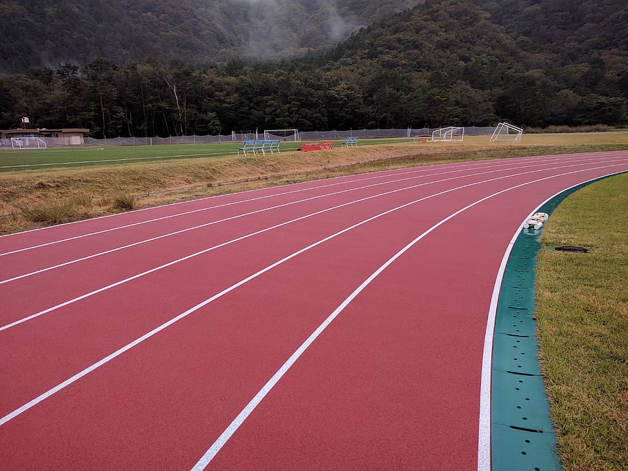 Detail Gambar Lapangan Atletik Lintasan Lari Nomer 21