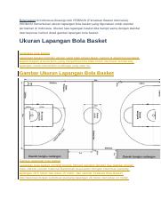 Detail Gambar Lapangan Basket Dan Keterangannya Nomer 51