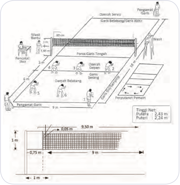 Detail Gambar Lapangan Permainan Bola Voli Nomer 20