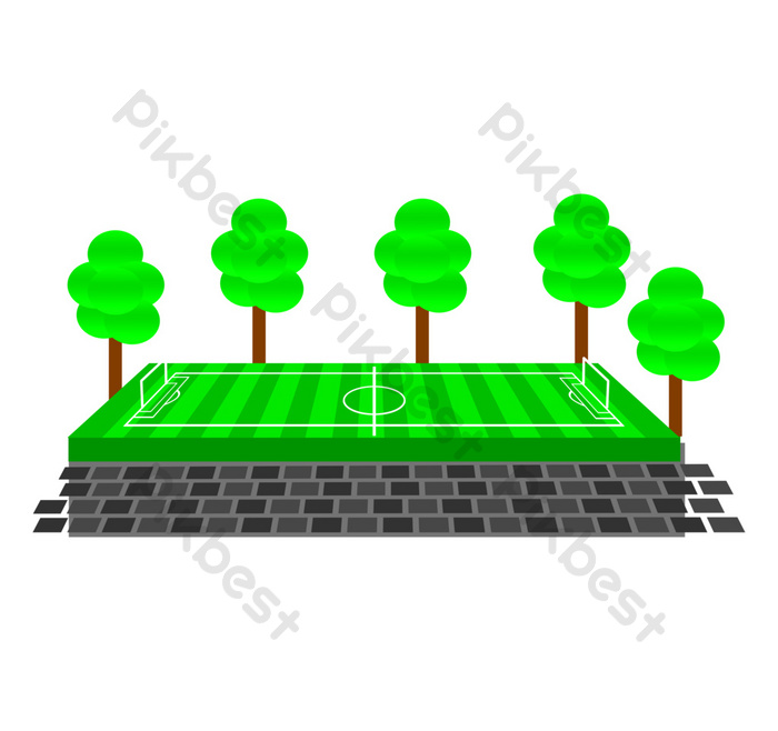 Detail Gambar Lapangan Sepak Bola Kartun Nomer 23