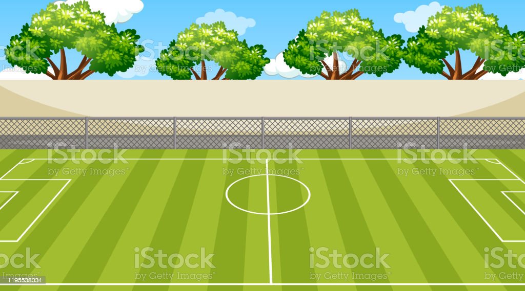 Detail Gambar Lapangan Sepak Bola Kartun Nomer 6