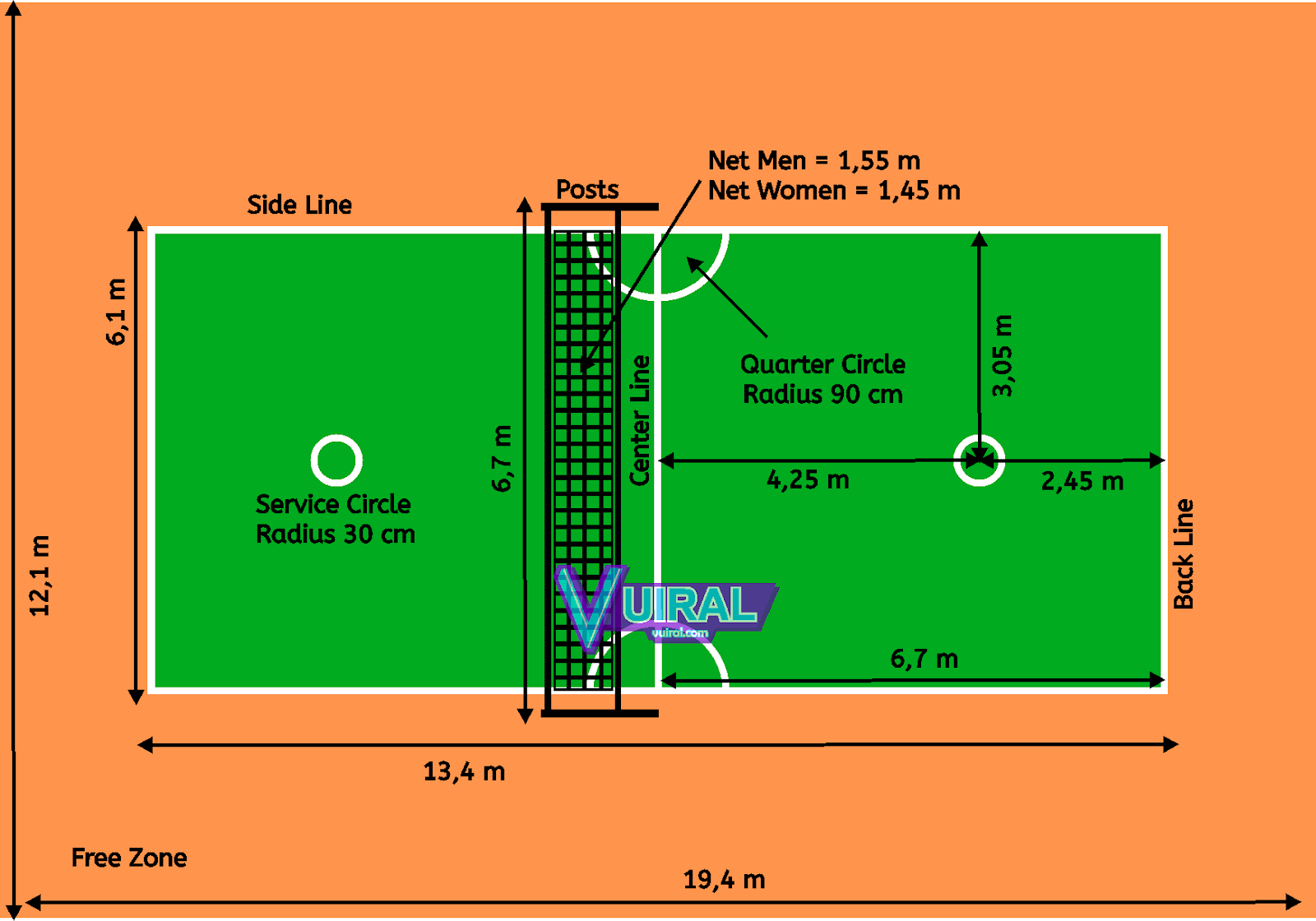 Detail Gambar Lapangan Sepak Takraw Nomer 14