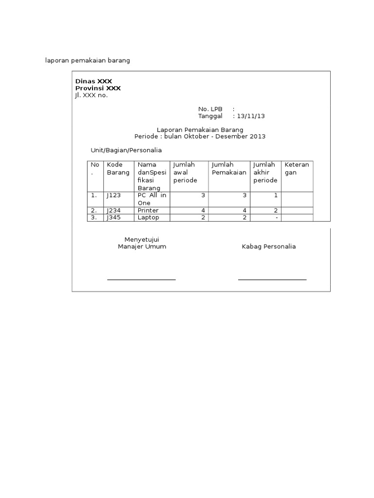 Download Gambar Laporan Penerimaan Barang Nomer 21