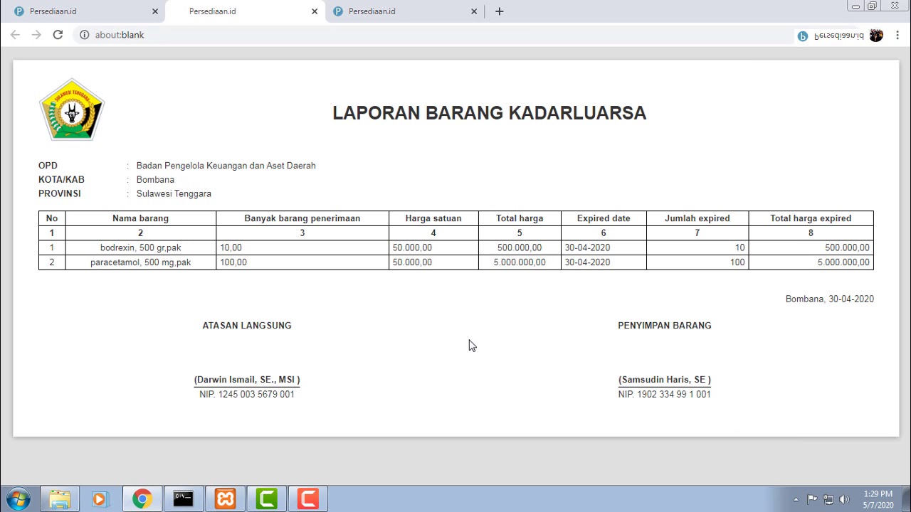 Detail Gambar Laporan Penerimaan Barang Nomer 28