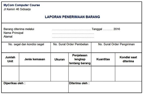 Detail Gambar Laporan Penerimaan Barang Nomer 7