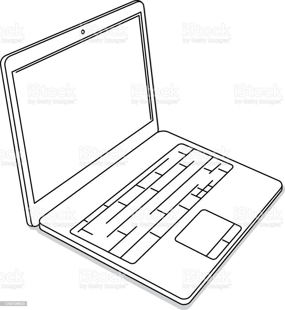 Detail Gambar Laptop Hitam Putih Nomer 13