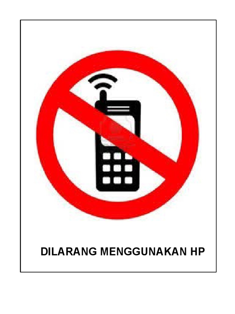 Detail Gambar Larangan Menggunakan Hp Nomer 3