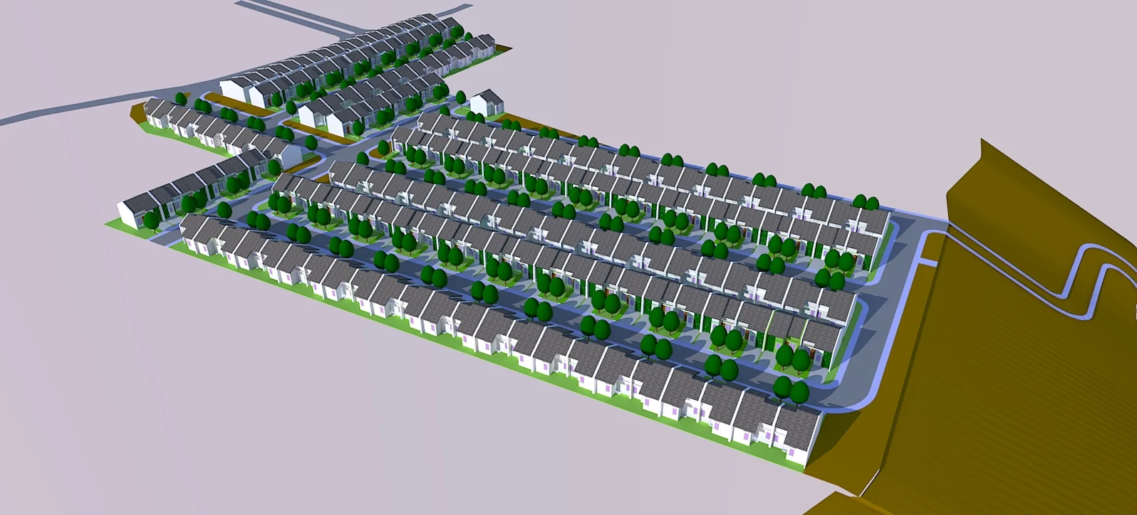 Detail Gambar Layout Perumahan Belakang Sungai Nomer 43