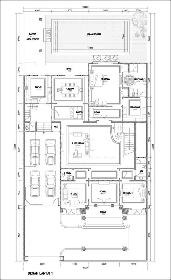 Detail Gambar Layout Rumah Nomer 34