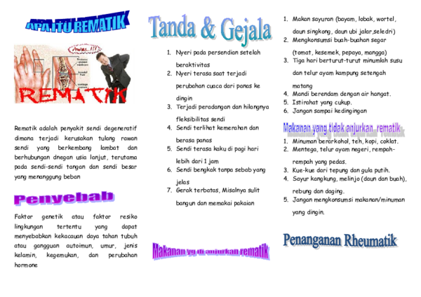 Detail Gambar Leaflet Reumatik Nomer 3