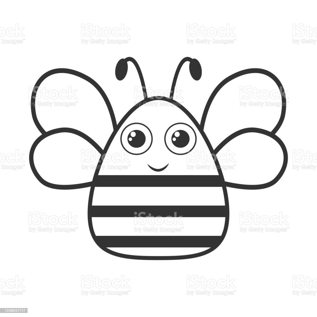 Detail Gambar Lebah Hitam Putih Nomer 14
