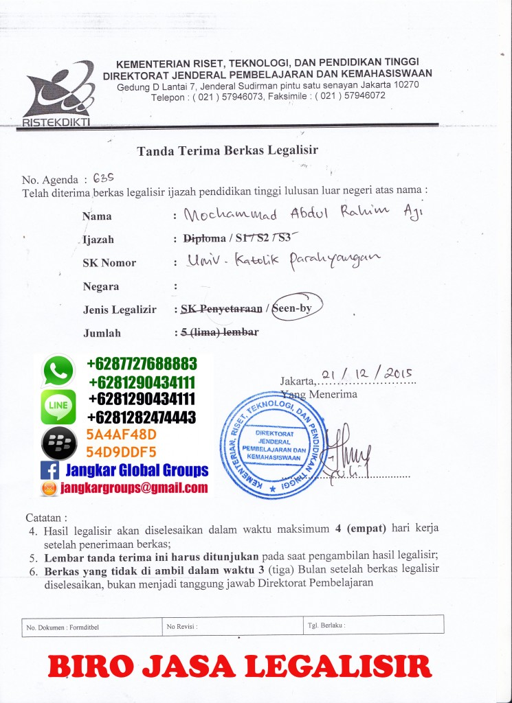 Detail Gambar Legalisir Ijazah Nomer 16