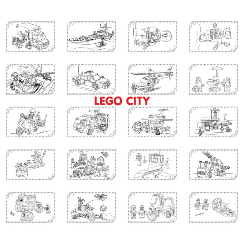 Detail Gambar Lego Mewarnai Nomer 26