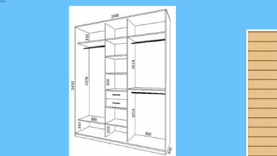 Detail Gambar Lemari 3d Nomer 24