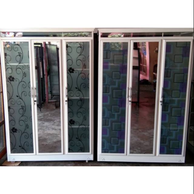 Detail Gambar Lemari Aluminium 3 Pintu Nomer 23