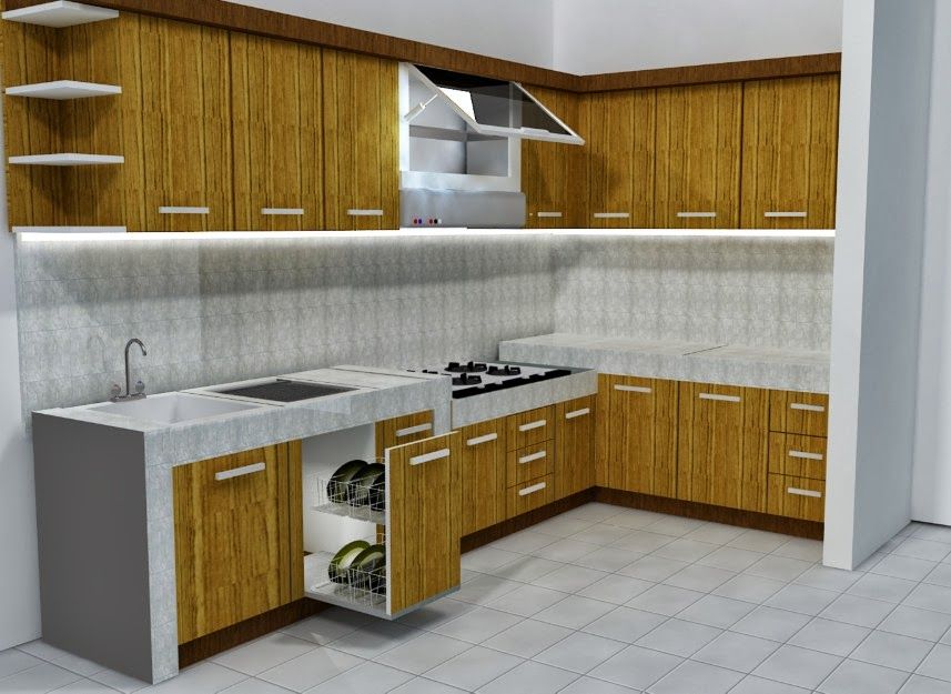 Detail Gambar Lemari Dapur Minimalis Nomer 7