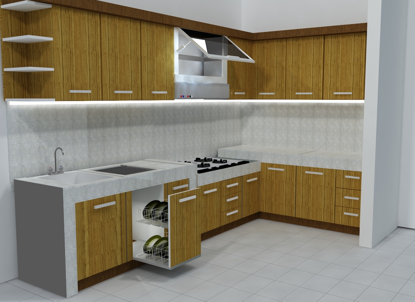 Detail Gambar Lemari Kitchen Set Nomer 40