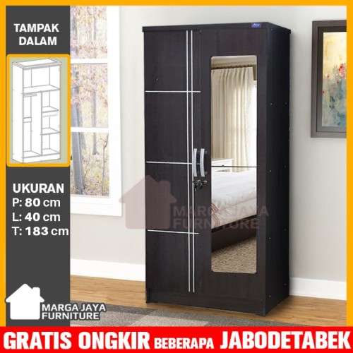 Detail Gambar Lemari Pakaian 2 Pintu Nomer 40