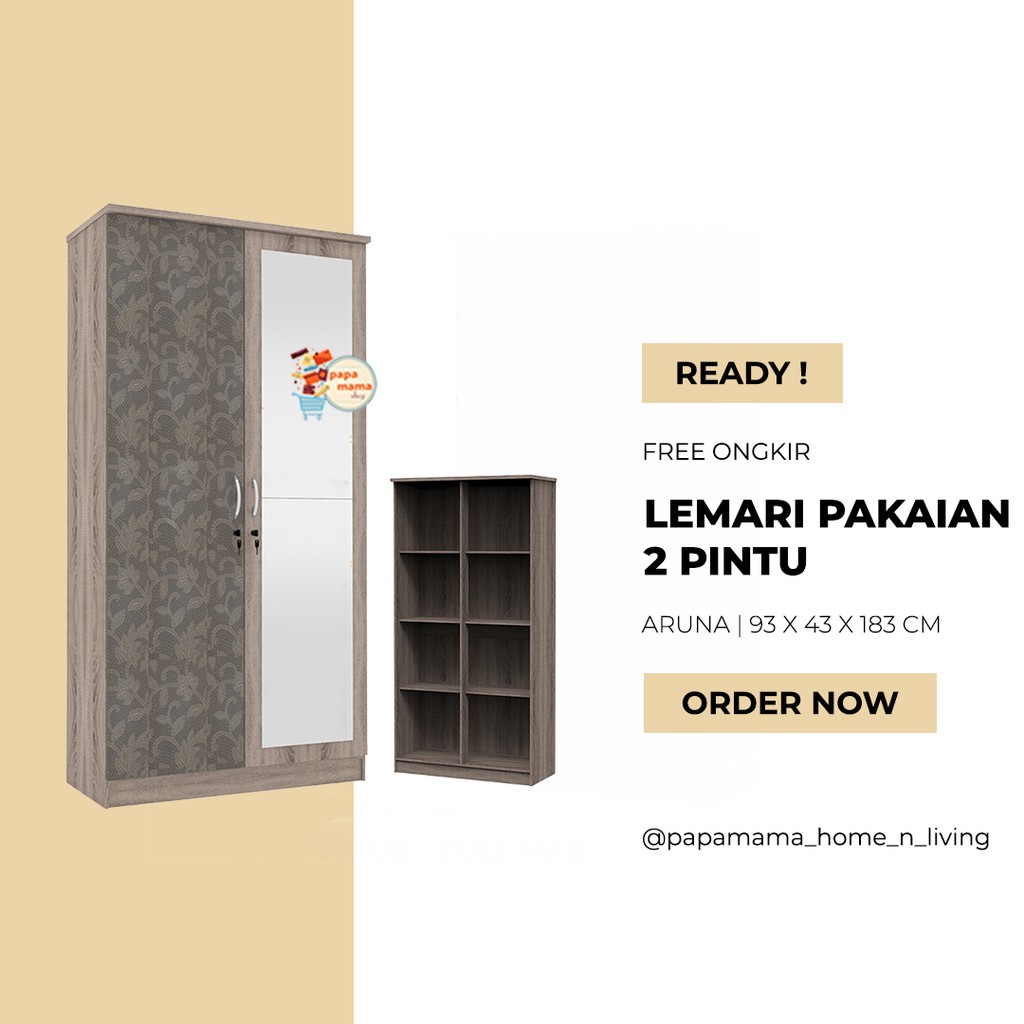 Detail Gambar Lemari Pakaian 2 Pintu Nomer 42