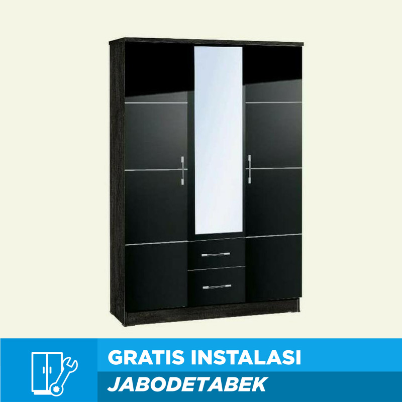 Detail Gambar Lemari Pakaian 3 Pintu Nomer 22