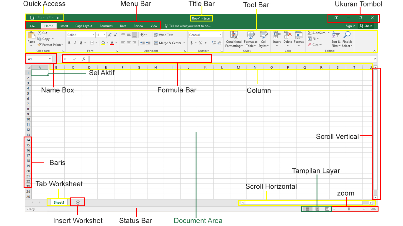 Detail Gambar Lembar Kerja Microsoft Excel Nomer 42