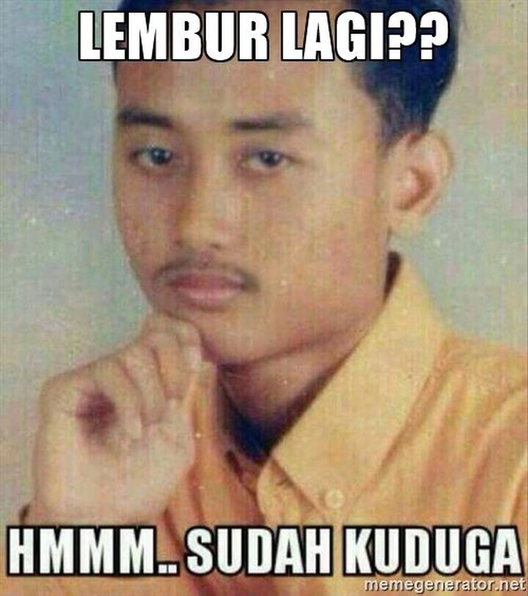 Gambar Lembur Lucu - KibrisPDR