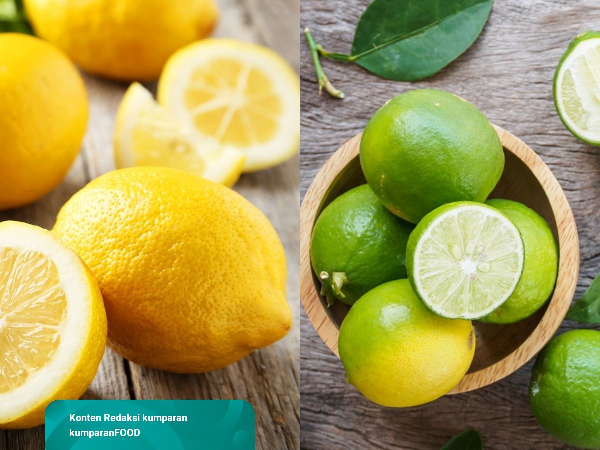 Detail Gambar Lemon Dan Jeruk Nipis Nomer 2
