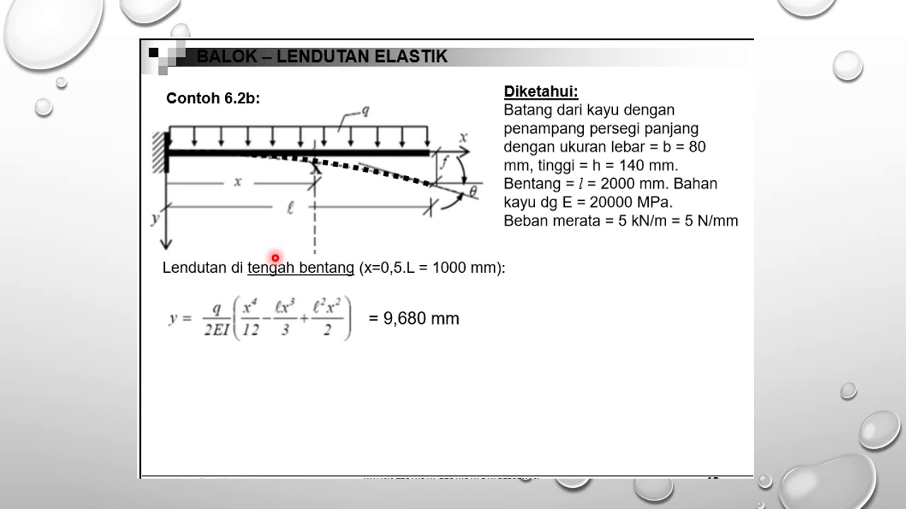 Detail Gambar Lendutan Balok Nomer 18