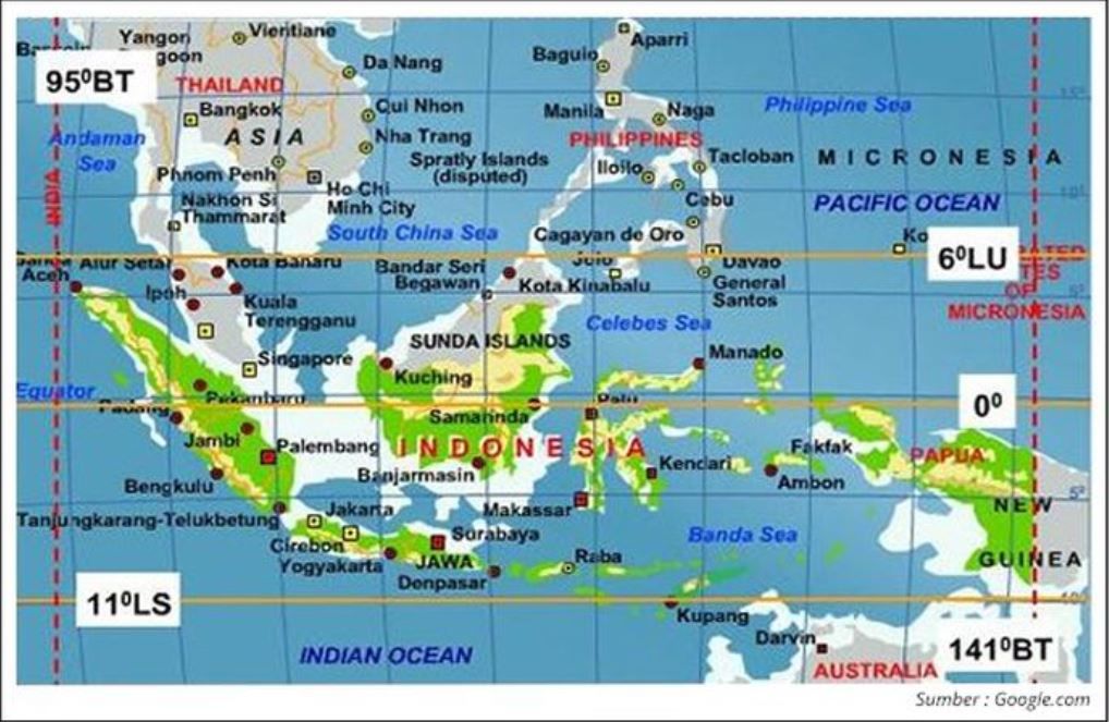 Detail Gambar Letak Geografis Nomer 7