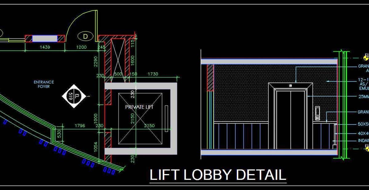 Detail Gambar Lift Dwg Nomer 20