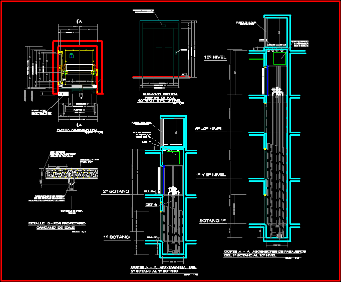 Detail Gambar Lift Dwg Nomer 21