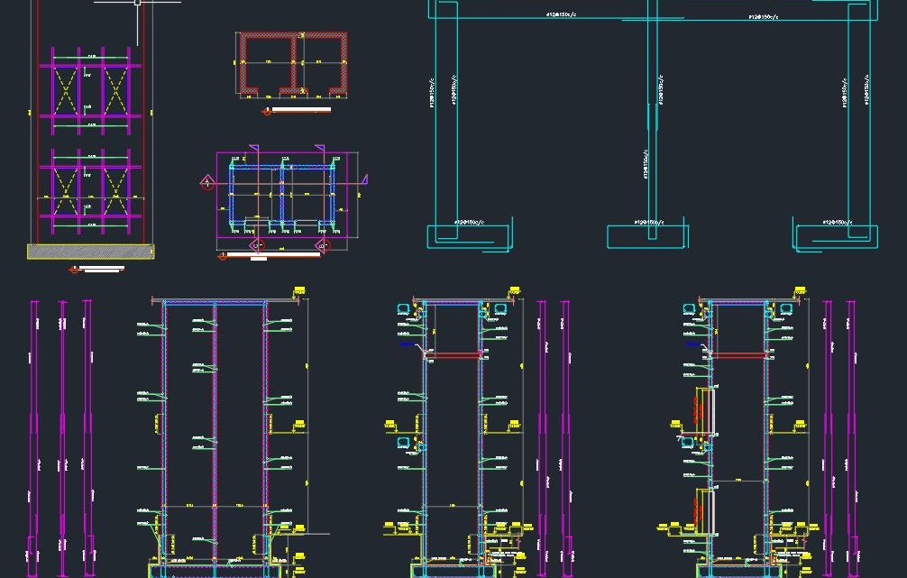 Gambar lift dwg 58 koleksi gambar