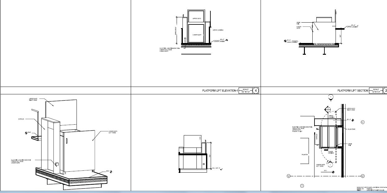 Detail gambar lift dwg koleksi nomer 48