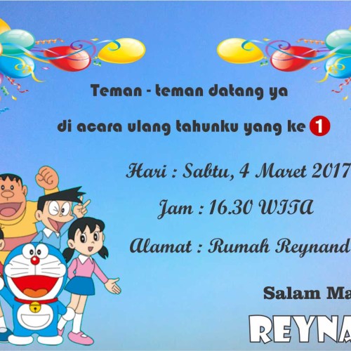 Detail Gambar Lilin Ulang Tahun Kartun Undangan Ulang Tahun Doraemon Nomer 21